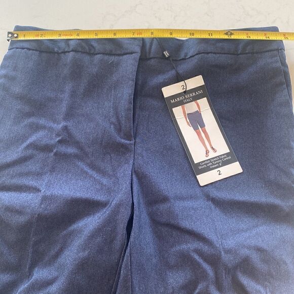 Mario Serrani Womens Italy Comfort Stretch Shorts Size 2 NWT - Picture 11 of 14